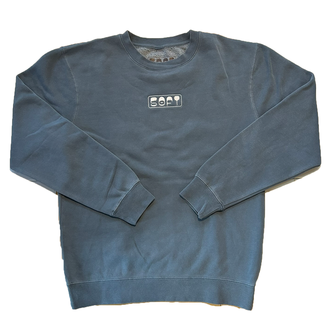 Crew Neck - Slate Blue