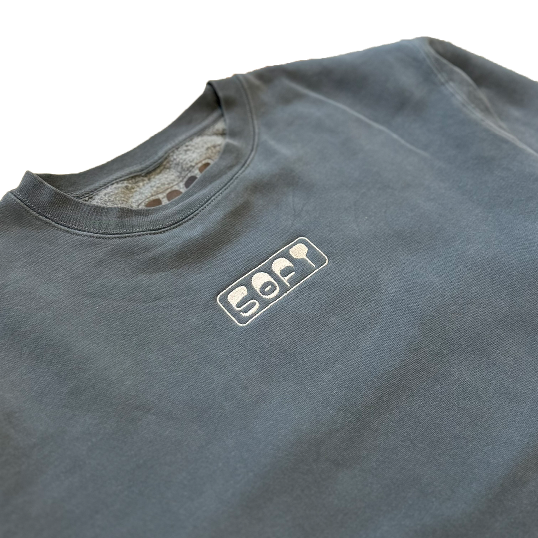 Crew Neck - Slate Blue