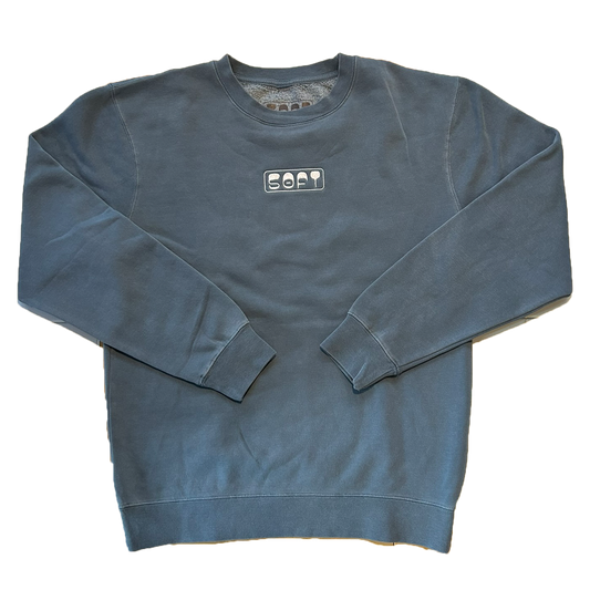 Crew Neck - Slate Blue